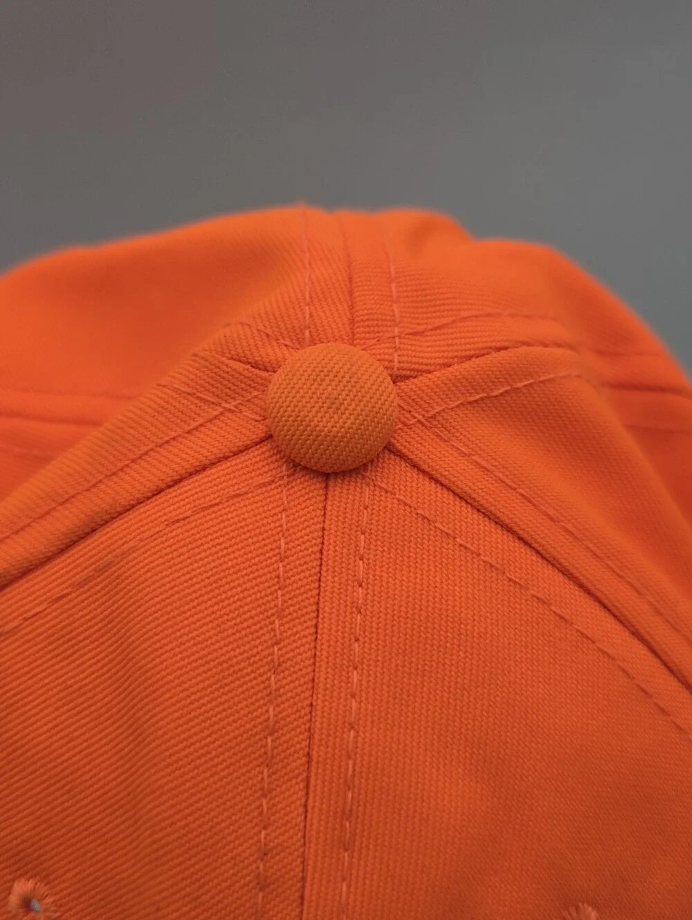 Vintage Youngan Youth Solid Orange Adjustable Snapback Hat